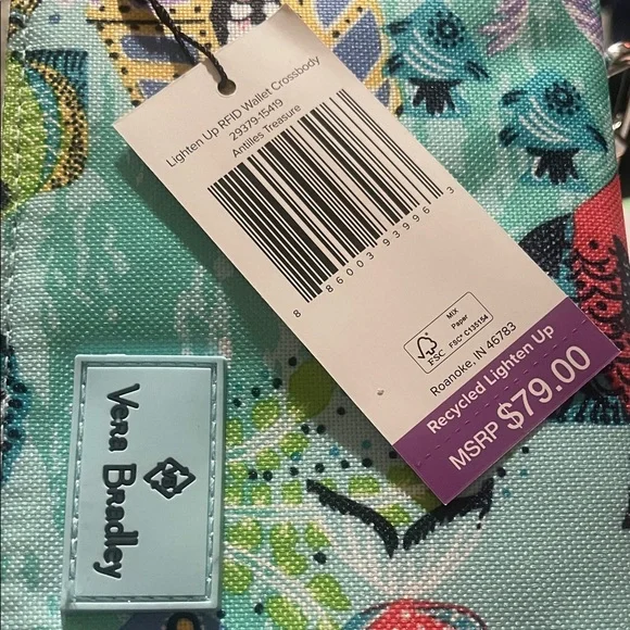 Vera Bradley Sea life lighten up rfid  Wristlet - Picture 6 of 6
